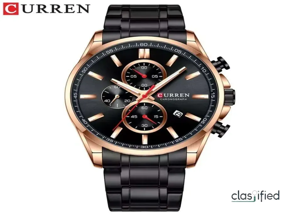 CURREN Chronograph Water Resistant Men’s Wrist Watch